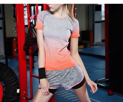 運動休閒上衣T恤運動韻律套裝有氧跑步瑜珈-KOI時尚款必備