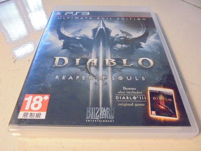 PS3 暗黑破壞神3-奪魂之鐮 終極邪惡版 英文版 Diablo 3 直購價800元 桃園《蝦米小鋪》