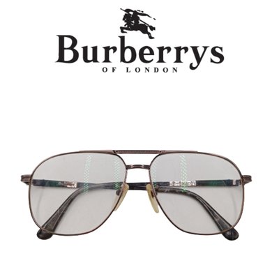 【皮老闆】二手真品 Burberrys VINTAGE 鈦金屬 鏡框 眼鏡 (眼鏡179)