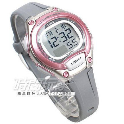 CASIO卡西歐 LW-203-8A 10年電力 電子錶 運動錶 防水錶 女錶 童錶 藍x灰【時間玩家】