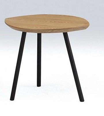 【生活家傢俱】HJS-272-3：葉子小茶几-高鐵腳【台中家具】小邊桌 木桌 造型款 小桌子 邊几 北歐風桌子