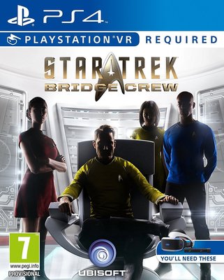 全新未拆 PS4 星際爭霸戰：艦橋小組VR -英文版- Star Trek Bridge Crew 企業號