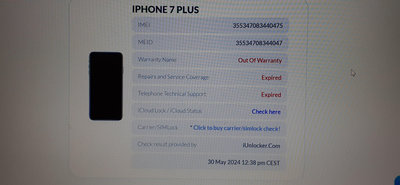 蘋果 APPLE iPHONE7+ 7Plus 128G 5.5吋 玫瑰金 功能觸控都正常使用 狀況: 現在有數字鎖