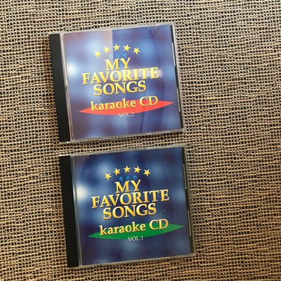 9.9新 MY FAVORITE SONGS 卡拉OK KTV CD karaoke 配樂 合輯 兩片一起出售 經典老歌