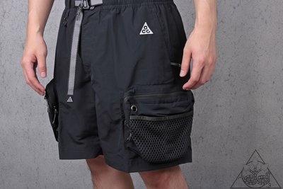 【HYDRA】Nike Acg Snowgrass short 機能 口袋 腰帶 反光 短褲【DN3946-070】