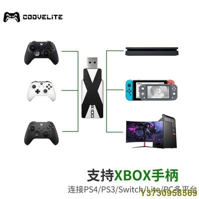 DOBE Xbox Series S\X手柄轉換器適配Switch lite PS4 酷威X100-現貨熱銷-