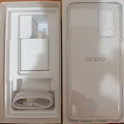 OPPO A55原廠配件(充電線*1 充電器*1 手機殼*1)