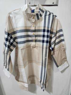 OLIVO經典格立領襯衫～原價3080～全新購於專櫃～S～超低特價