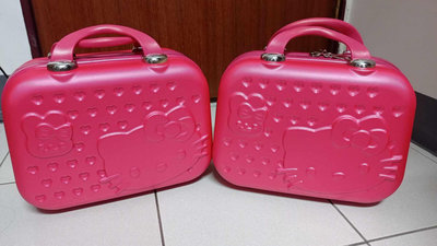 Hello Kitty凱蒂貓-14吋硬殼手提行李箱(可當化妝箱)