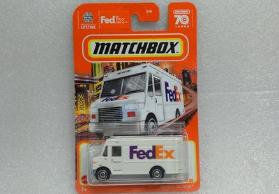 全新 MATCHBOX 火柴盒 Fedex 快遞 貨運 宅配 Express Delivery 貨車 廂型車 小汽車