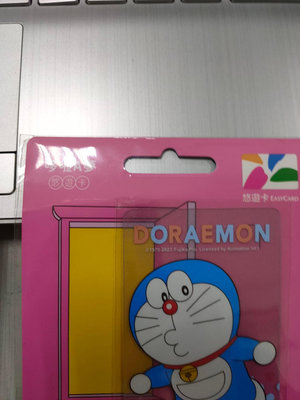 Easy Card-Doraemon哆啦A夢悠遊卡-HELLO (透明卡)有一張背卡有折到
