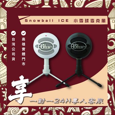 高雄 楠梓 美國Blue Snowball ICE 小雪球麥克風 專業USB麥克風 送一對一24小時真人客服服務