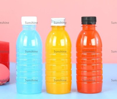 [sunlingt]熱銷#加厚300ML透明塑料瓶PET礦泉水蜂蜜果汁涼茶飲料果汁一次性瓶子#瓶子#空瓶