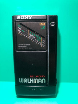 ［二手隨身聽］早期SONY Walkman WM-F404卡帶收音隨身聽 待修機