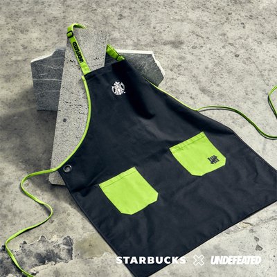 現貨 將將星正貨㊣星巴克 聯名 UNDEFEATED 圍裙 女神logo Starbucks