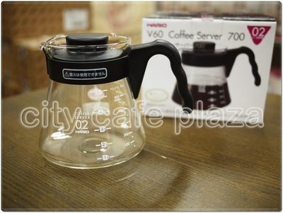 ~附發票~【城市咖啡廣場】日本製造 Hario V-60 VCS-02B 耐熱玻璃壺 700cc 咖啡壺 花茶壺 可微波