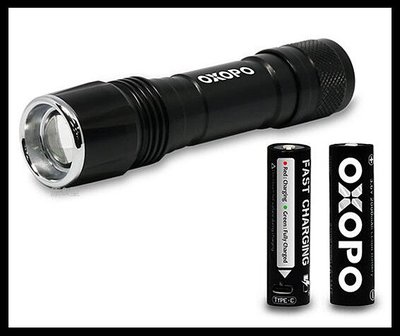 【原型軍品】全新 II OXOPO 高流明變焦 手電筒 日製 LED 燈芯 防水 防塵 XC系列 快充 鋰電池
