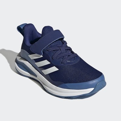 Adidas FORTARUN EL 中童 魔鬼氈 慢跑鞋 再生材質 GY7599 藍 原價1890元