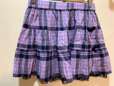 （RB002）二手Scottish House 2019 ～秒殺斷貨款薰衣草紫蛋糕蕾絲紗褲裙~L號