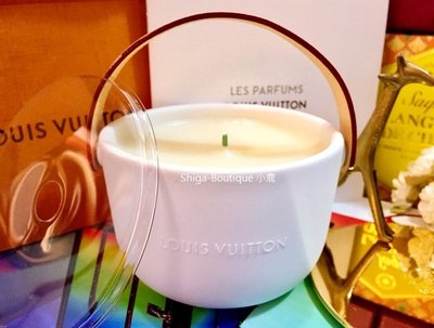 Louis Vuitton 真品 厚陶瓷 半手工製作 Dehors IL Neige 香氛蠟燭LV【收藏價9800含運】