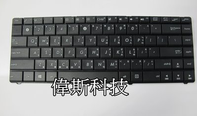 ☆偉斯科技☆ 華碩ASUS  N43  A43S  N82  A42JC  全新鍵盤~現貨供應中!