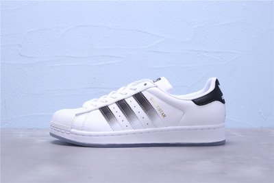 Adidas Superstar 貝殼頭 黑白灰 漸層 休閒運動板鞋 男女鞋 EG9289