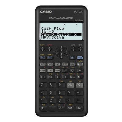 CASIO公司貨附發票財務型計算機 FC-100V-2 保固2年 財經會計