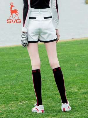特賣-新款SVG高爾夫套裝時尚修身翹臀裙褲透氣速干運動短裙女士短褲