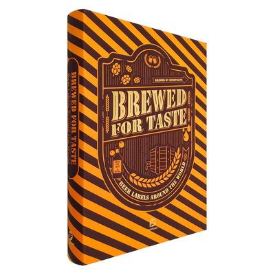 英文原版 Brewed For Taste 啤酒標簽藝術手冊 啤酒包裝設計 啤酒包裝標簽發展史