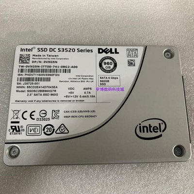 DELL SSDSC2BB960G7R 960G SSD SATA 6Gb 2.5寸 0VXG5N 固態硬碟