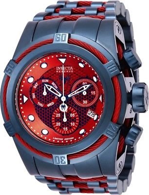 《大男人》MARVEL漫威蜘蛛人限量款Invicta #6012瑞士大錶徑50MM個性潛水錶，紅藍配色，非常稀有(本賣場全現貨)