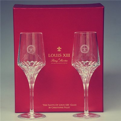 現貨熱銷-酒杯法國人頭馬Louis XIII路易十三干邑之光禮贊水晶杯白蘭地杯禮盒裝免運