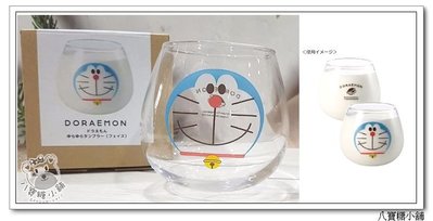 玻璃杯 哆啦A夢 I’m Doraemon 小叮噹牛奶杯 杯子 金正陶器 日本製 不倒翁玻璃杯 大臉款 八寶糖小舖
