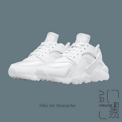 NIKE WMNS AIR HUARACHE 武士鞋 全白 白魂 女鞋 DH4439-102【Insane-21】