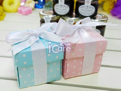 愛可兒 幸福點點禮盒 ❤ 結婚小物 波卡圓點 喜糖盒 包裝盒 金莎巧克力 果醬 蜂蜜 送客禮 迎賓禮