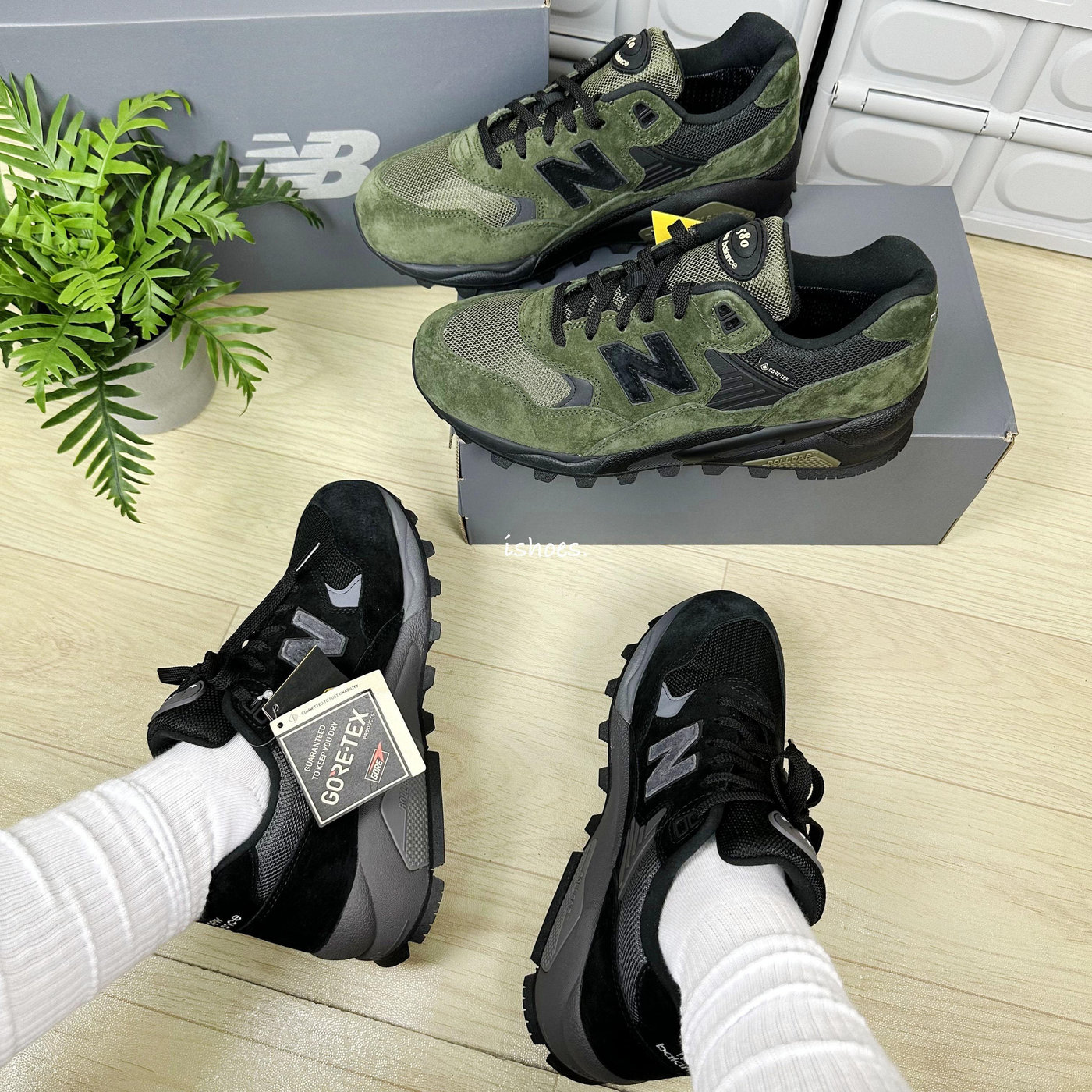 現貨iShoes正品New Balance 580 GTX 男鞋防水休閒鞋MT580RBL MT580RGR