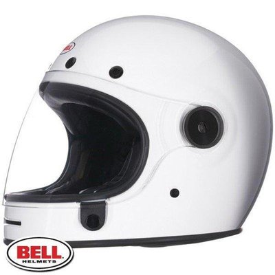 DNS部品 BELL Bullitt 復古經典款 白色 全罩安全帽 Vespa Harley