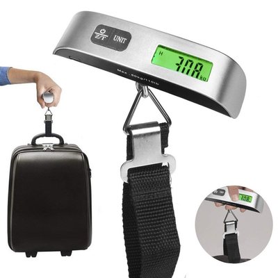 （現貨）電子行李秤，搭廉航必備、行李秤 電子秤 電子式磅秤 旅行用 電秤 行李箱專用