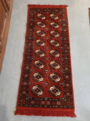 【卡卡頌  歐洲古董】伊朗  美麗圖騰  波斯  羊毛 流蘇  地毯  F0168 ✬