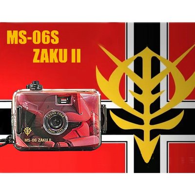 【eYe攝影】全新現貨 MS-06S ZAKU II 紅薩克 防水相機 底片相機 傻瓜相機 LOMO相機 交換禮物 軟片