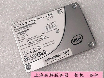 INTEL/英特爾 S3610  400G 480G 800G 2.5寸 SATA 固態硬碟MLC