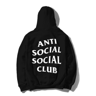 ☆AirRoom☆【現貨】2017AW Anti Social Social Club LOGO 帽TEE 黑白