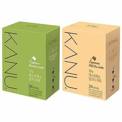 韓國 Maxim KANU抹茶／紅茶拿鐵咖啡(17.3g×24入／盒) 款式可選【小三美日】DS019259
