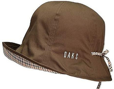 DAKS【日本代購】女款帽子 防紫外線 棉質 日本製 棕色 - D7218