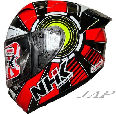 《JAP》NHK GP-R Tech N45 黑紅 選手帽 全罩式安全帽 🌟折價500元🌟