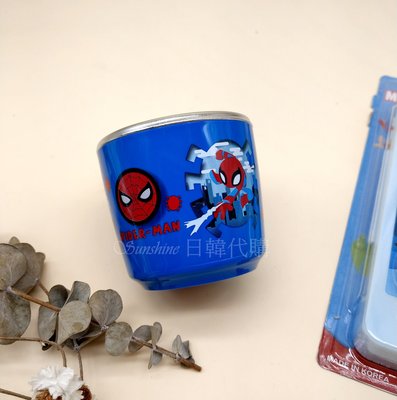 現貨 韓國製 MARVEL 漫威 蜘蛛人 復仇者聯盟 不銹鋼水杯 水杯 杯子 漱口杯 防燙杯 兒童杯
