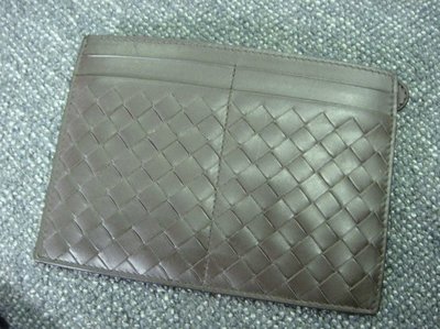 [ Shingo Shop ] Bottega Veneta 巧克力色 編織 卡片夾 零錢包 附盒 紙袋 防塵套