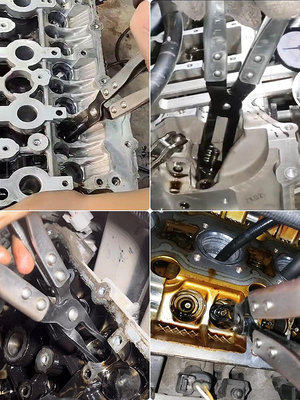 彈簧頂置拔取鉗子裝汽門油封拆裝工具氣門的工具汽修汽保安裝工具