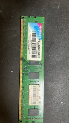 PATRIOT DDR3/1333/2G 桌上型記憶體 備品