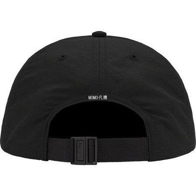 特賣- 潮牌2021SS SUPREME VISOR LOGO 6-PANEL 帽子 老帽 黑色 現貨